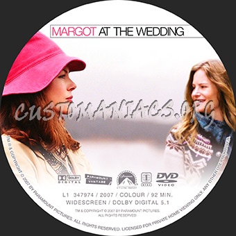 Margot At The Wedding dvd label