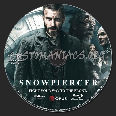 Snowpiercer blu-ray label