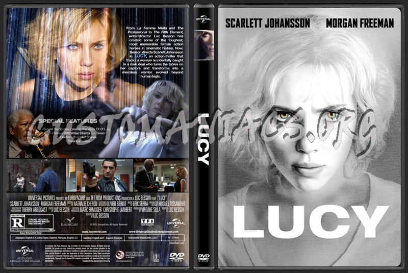 Lucy (2014) dvd cover