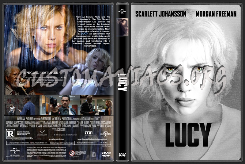 Lucy (2014) dvd cover