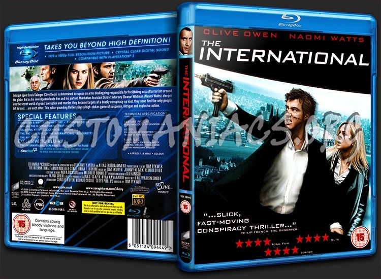 The International blu-ray cover