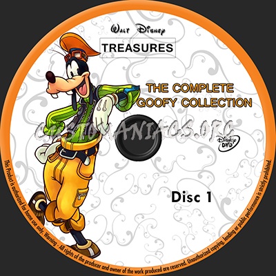 The Goofy Collection dvd label