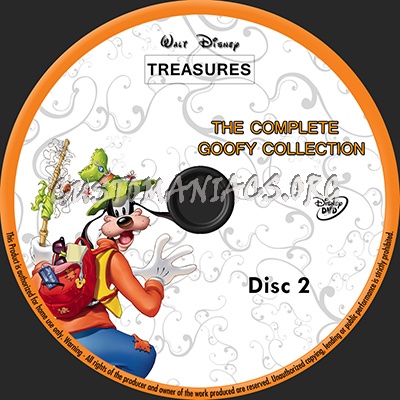 The Goofy Collection dvd label