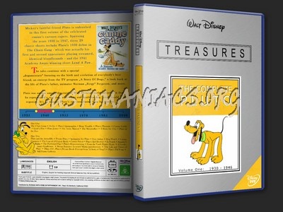 Disney Treasures - The Complete Pluto Vol. 1 dvd cover