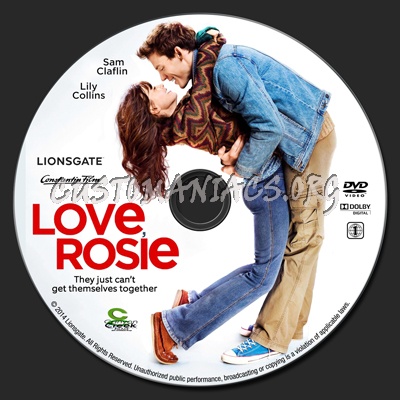 Love Rosie dvd label