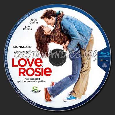 Love Rosie blu-ray label