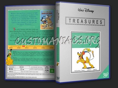 Disney Treasures - The Complete Pluto Vol. 2 dvd cover