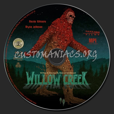 Willow Creek blu-ray label