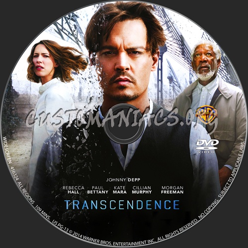 Transcendence dvd label