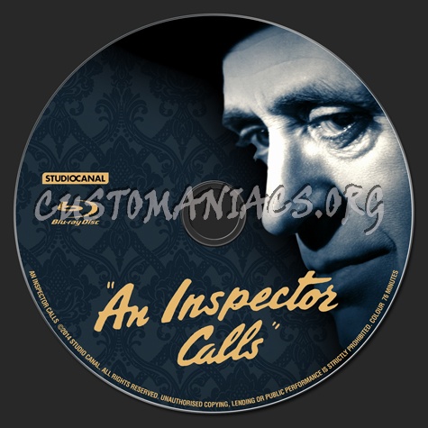 An Inspector Calls blu-ray label