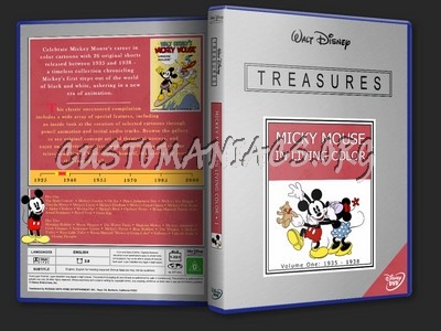 Disney Treasures - Mickey Mouse in Living Color Vol. I dvd cover