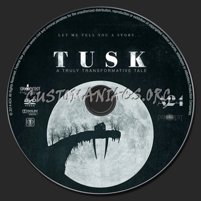 Tusk dvd label