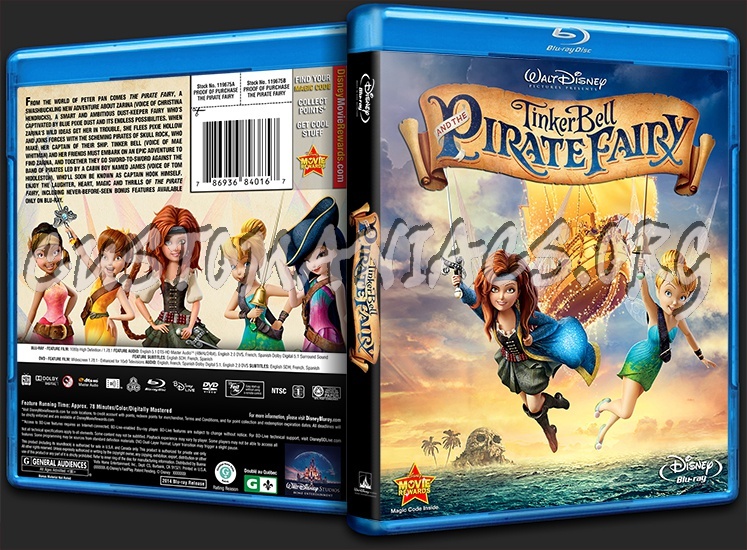Tinker Bell and the Pirate Fairy blu-ray cover