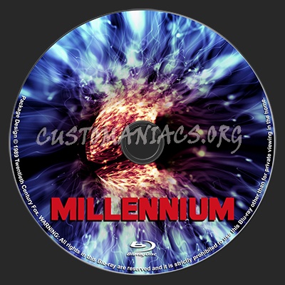 Millennium (1989) blu-ray label