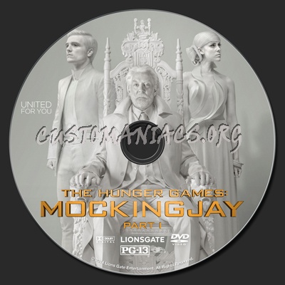 The Hunger Games: Mockingjay Part 1 dvd label