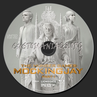The Hunger Games: Mockingjay Part 1 blu-ray label