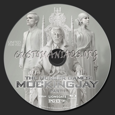 The Hunger Games: Mockingjay Part 1 blu-ray label