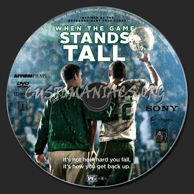 When the Game Stands Tall dvd label