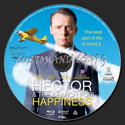 Hector & the Search For Happiness blu-ray label