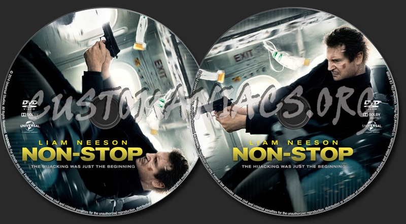 Non-Stop dvd label