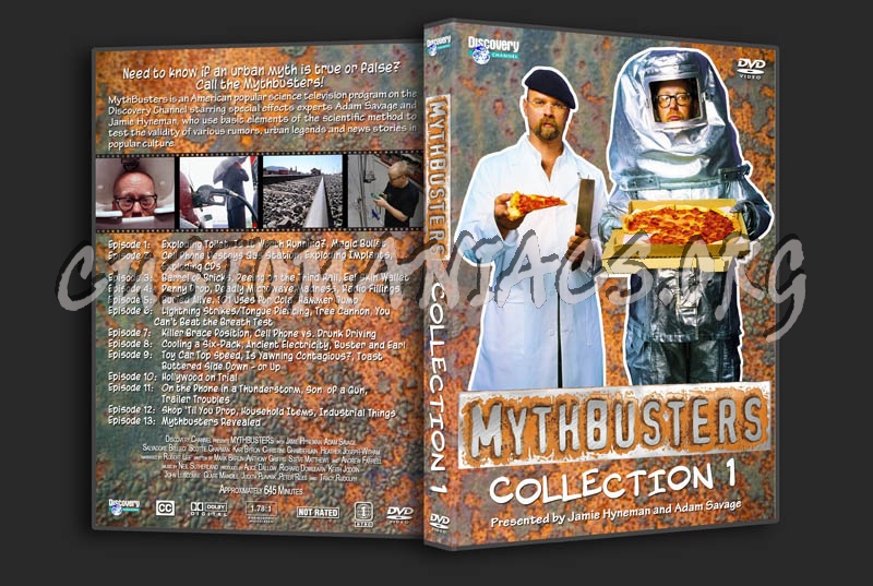 Mythbusters - Collection 1 dvd cover