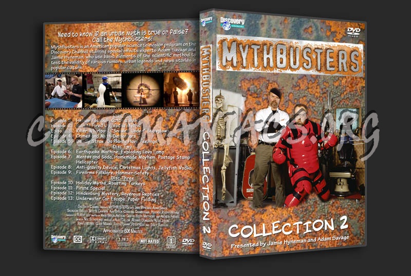 Mythbusters - Collection 2 dvd cover