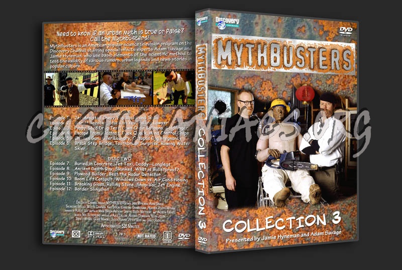 Mythbusters - Collection 3 dvd cover