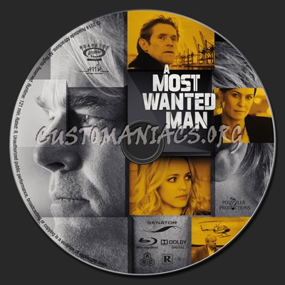 A Most Wanted Man blu-ray label