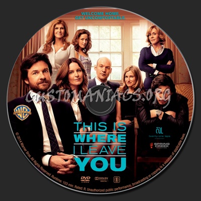 This is Where I Leave You dvd label