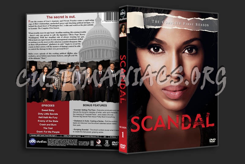 Scandal: Seasons 1-2 dvd cover