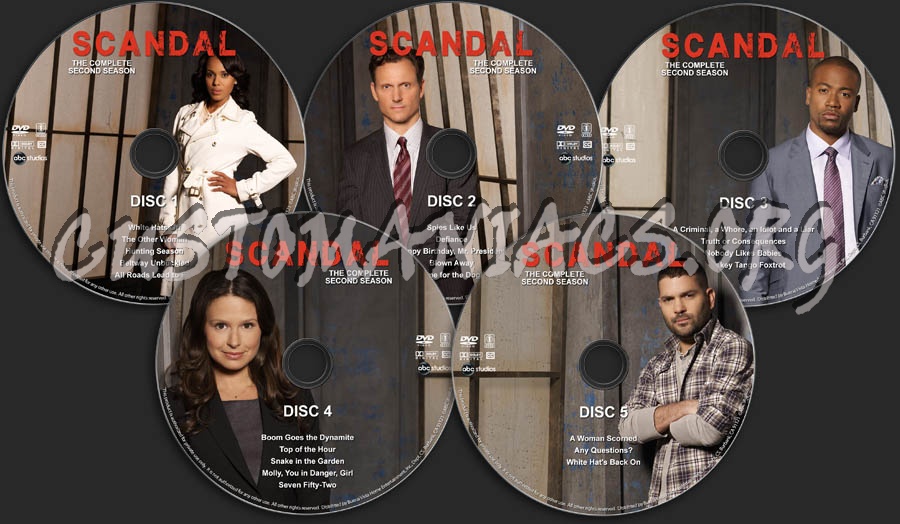 Scandal - Season 2 dvd label