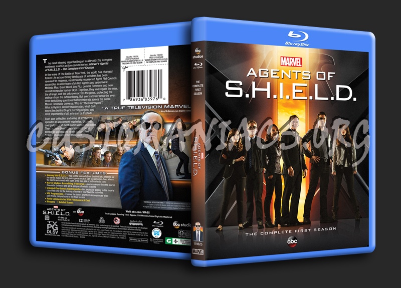 Agents of S.H.I.E.L.D. Season 1 blu-ray cover