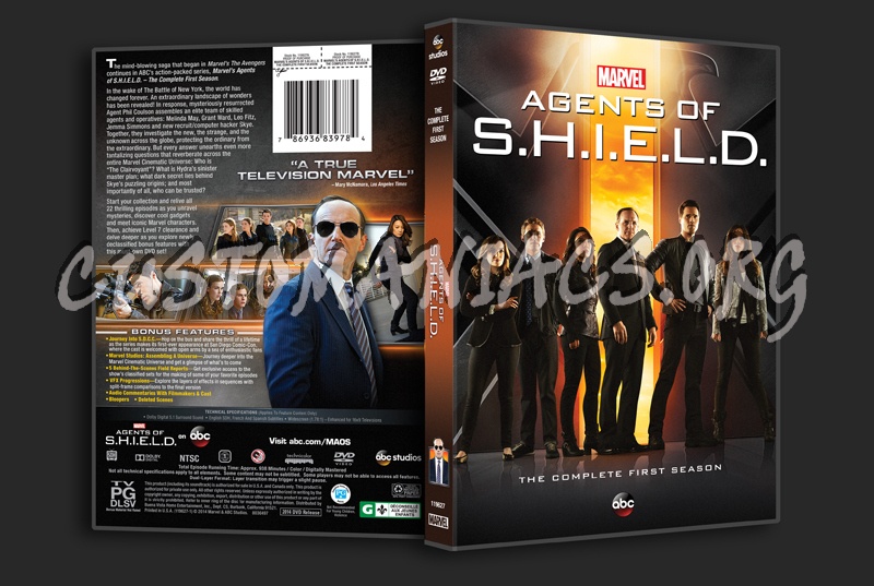 Agents of S.H.I.E.L.D. Season 1 dvd cover