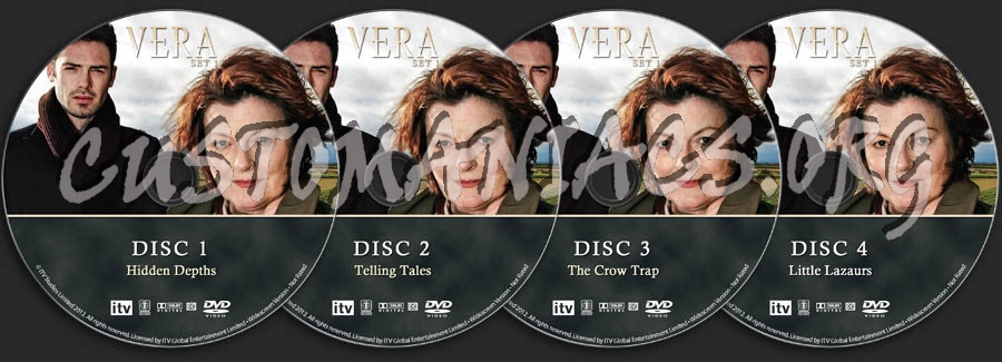 Vera - Set 1 dvd label