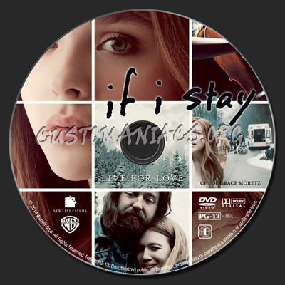 If I Stay dvd label