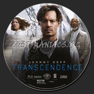 Transcendence blu-ray label