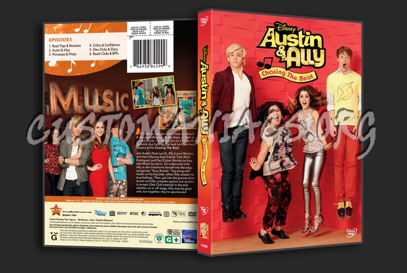 Austin & Ally Chasing the Beat dvd cover