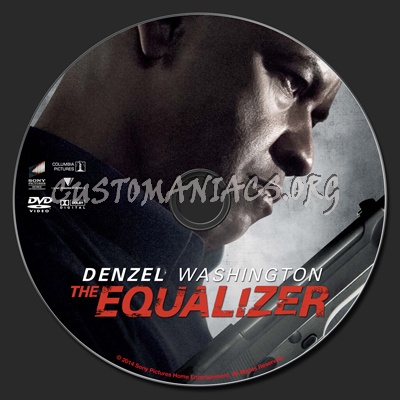 The Equalizer (2014) dvd label