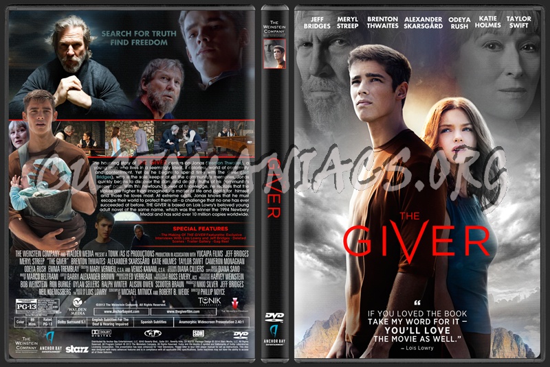 The Giver dvd cover