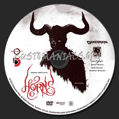 Horns dvd label