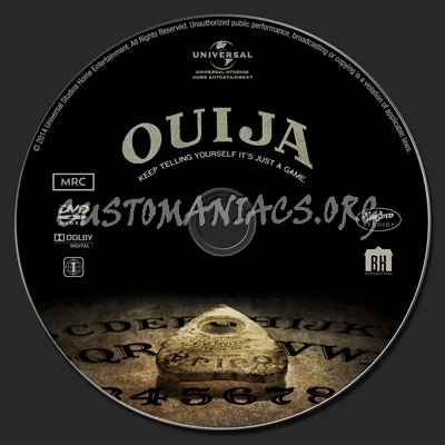 Ouija dvd label