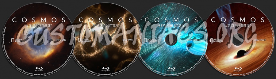 Cosmos: A SpaceTime Odyssey blu-ray label