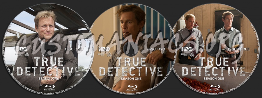 True Detective: Season One blu-ray label