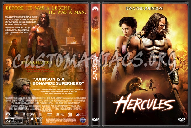 Hercules (2014) dvd cover