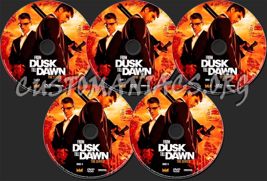 From Dusk Till Dawn The Series dvd label