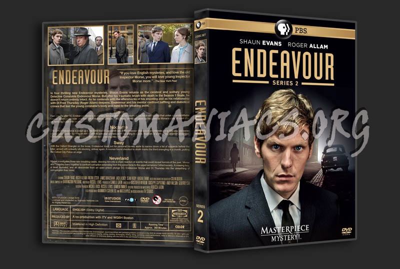 Endeavour - Series 2 dvd cover