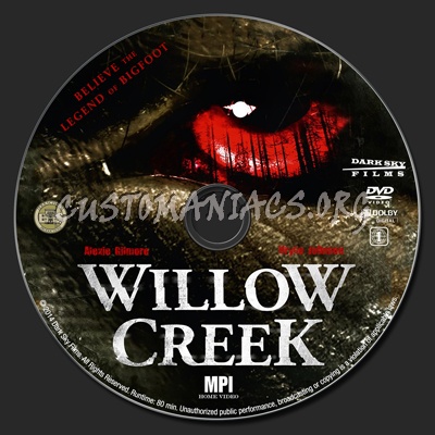 Willow Creek dvd label