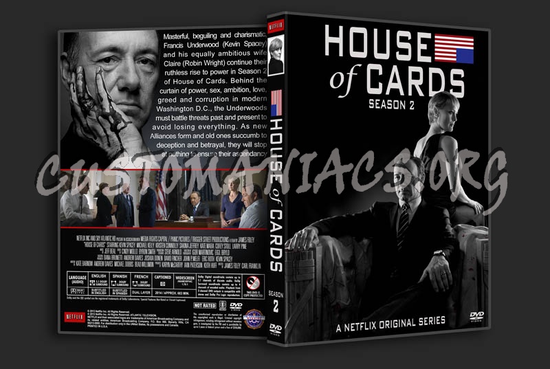 House of Cards - Season 2 dvd cover