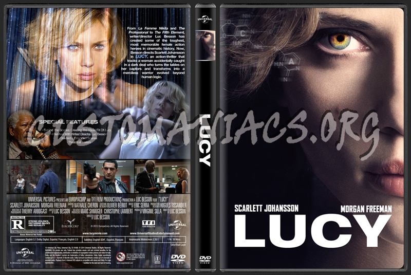 Lucy (2014) dvd cover