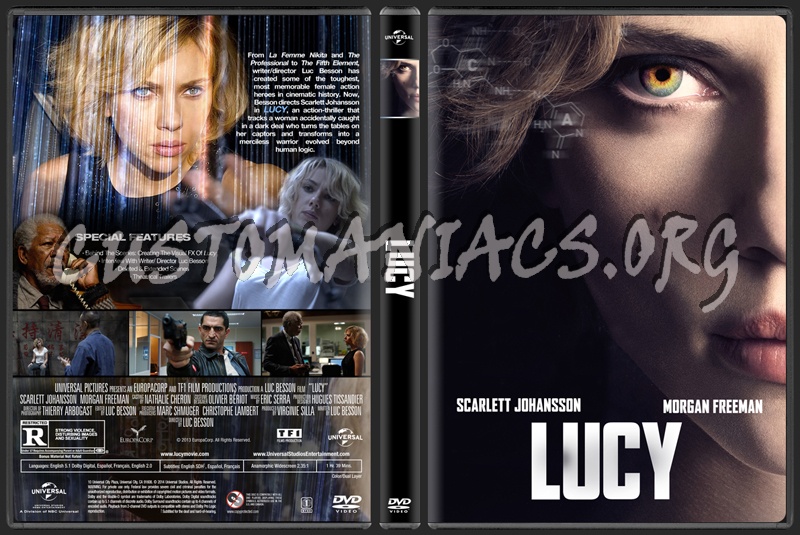 Lucy (2014) dvd cover